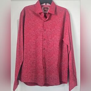 Consequence "Slim Fit" Paisley Button-Down